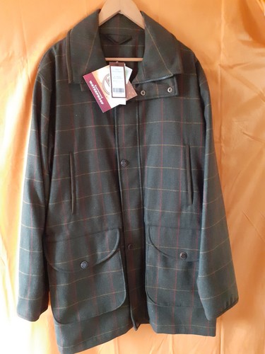 Laksen tarland tweed coat with - laksen,
