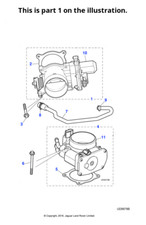 Jaguar Genuine Throttle Body