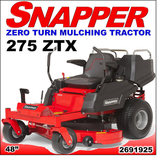 Snapper ztx275 zero - ztx275,