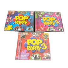 Pop Party 1 ( 2003) Pop Party 2 ( 2004) & Pop Party 3 Double CD Sets Bundle