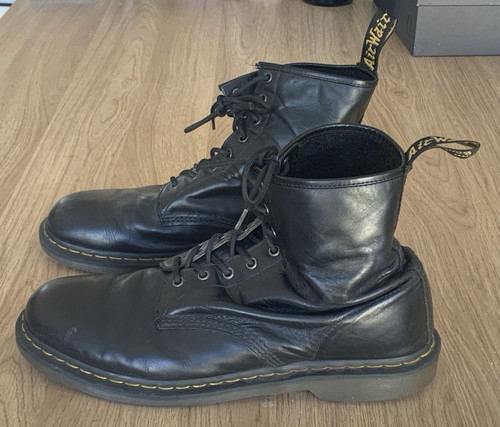 Doc martens combat boots - combat, black