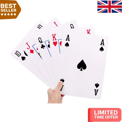 Jumbo playing cards set - jumbo, a4