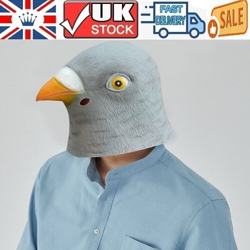 Pigeon head mask creepy - pigeon,