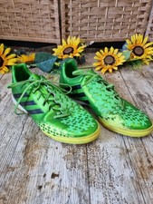 Adidas Predator Traxion Soccer Football Astro Turf Trainers Size UK 9.5 Green
