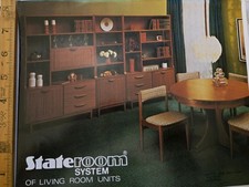 Vintage 1970s Stonehill Furniture Stateroom System Brochure Retro Teak Units
