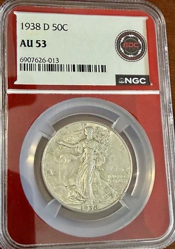 1938 walking liberty half - 1938,
