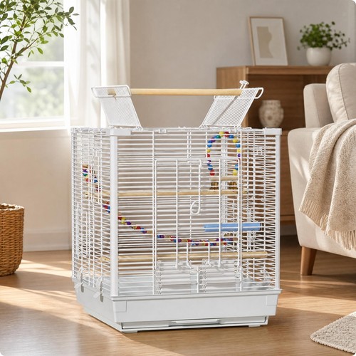 Square column bird - column, cage