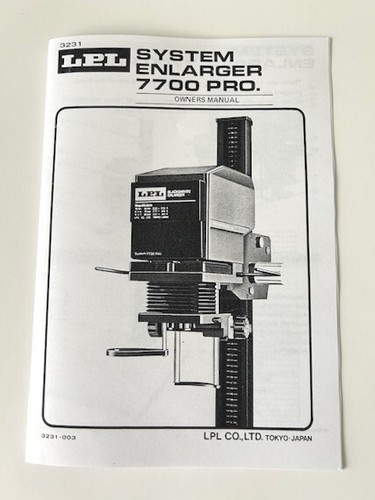 Lpl system enlarger - system, pro