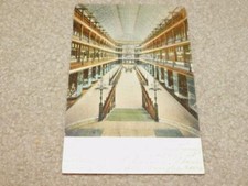 THE INTERIOR OF EUCLID AVENUE  ARCARDE, CLEVELAND, OHIO, USED VINTAGE CARD
