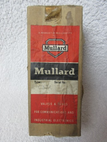 Vintage mullard c3ja tube - c3ja,
