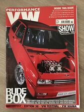 Performance VW Magazine November 2006 Issue 121  Mk2 Golf Stunner