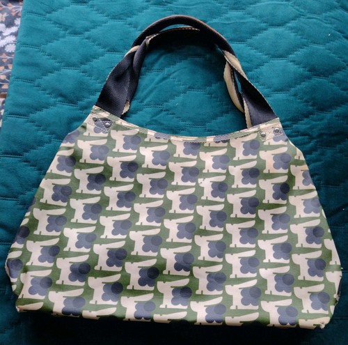 Orla kiely handbag green - green, grey