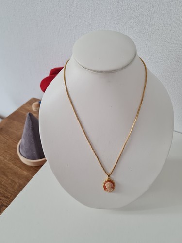 Gold tone terracotta cream - gold,