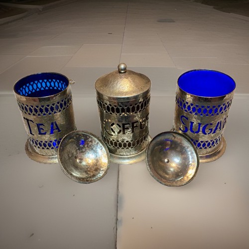 3pc metal coffee - metal,