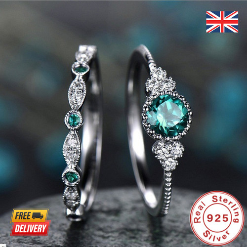 925 sterling silver - sterling, emerald