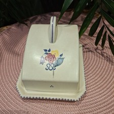 Poole Pottery Butter/Cheese Dish Good Condition