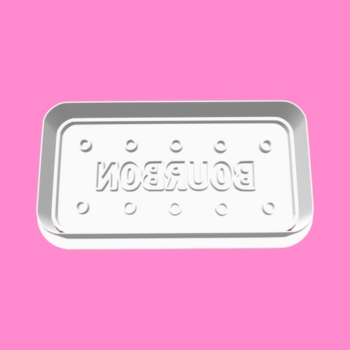 Bourbon biscuit cookie cutter - bourbon,