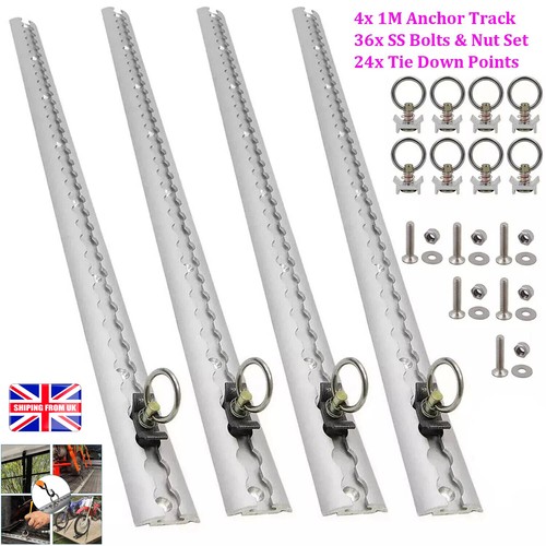 4pcs anchor track cargo - 4pcs, 1m