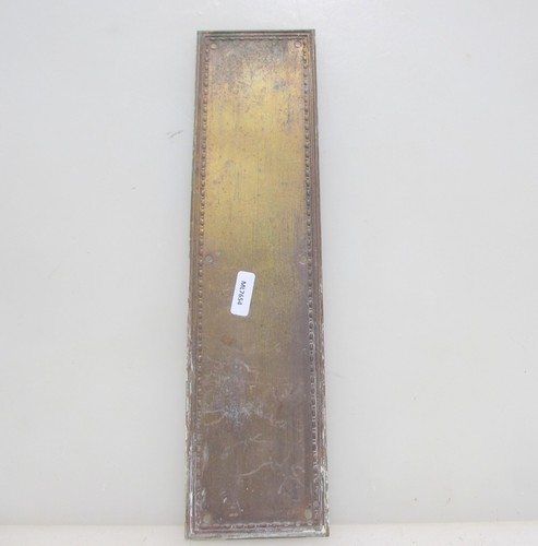Edwardian brass finger plate - edwardian,