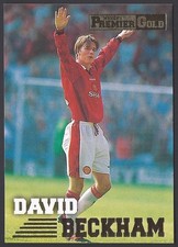MERLIN-PREMIER GOLD-FULL SET- FOOTBALL 1996 (X161) DAVID BECKHAM