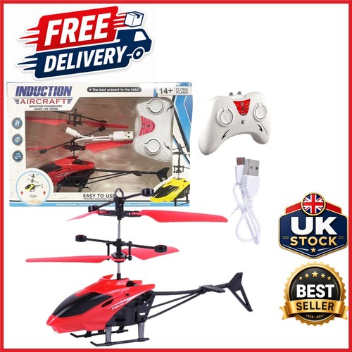 Helicopter toy red remote - rc,