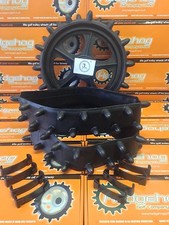 Set of 3 Hedgehog Golf Winter Trolley wheel covers studded tyres fits 9-10 inch