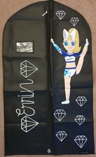 Personalised cheerleader uniform cover/bag. Dance accessories dress bag 