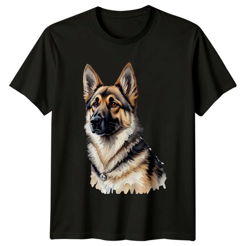 German shepherd dog watercolor - dog,