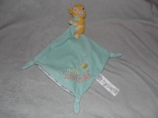 Disney Baby Simba comforter soft toy Hello Sunshine blue blankie