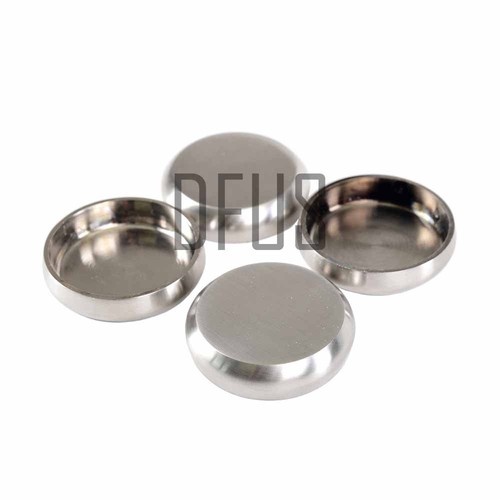 Solid brass castor cups - brass,
