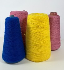 Machine knitting yarn cones