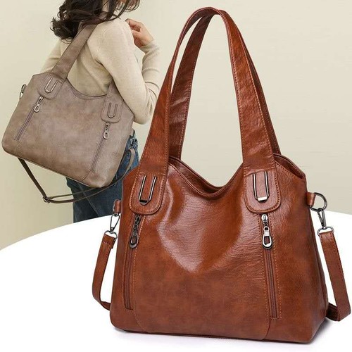 Large capacity leather womens - large,