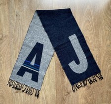 ARMANI JEANS WOOL SCARF BLUE /
