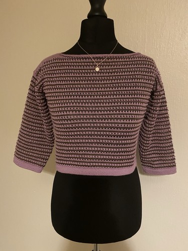 Knitted bolero crop top - knitted, bolero/crop