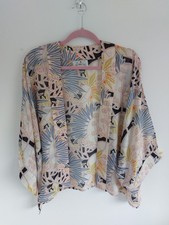 LOVELY! One Hundred Stars 🌟 Kimono Deco Daisy Mauve Jacket BARGAIN