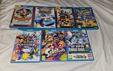 Nintendo Wii U Games Bundle- Mario, Dk, Splatoon, Sonic, Yoshi & Smash Bros