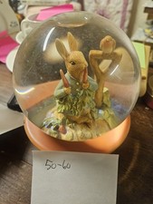 Peter Rabbit Snow Globe Bird &
