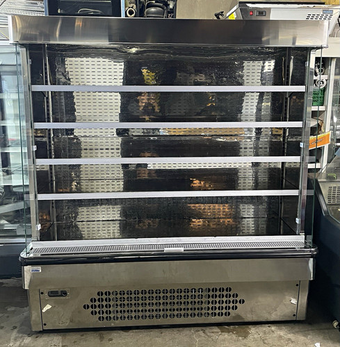 Open front refrigerated - open,