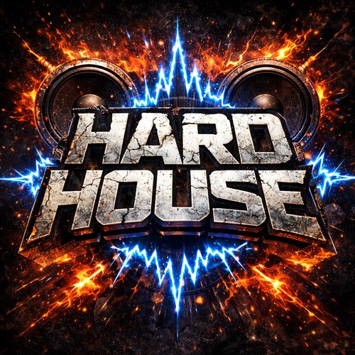 Hard house dj - hard, music