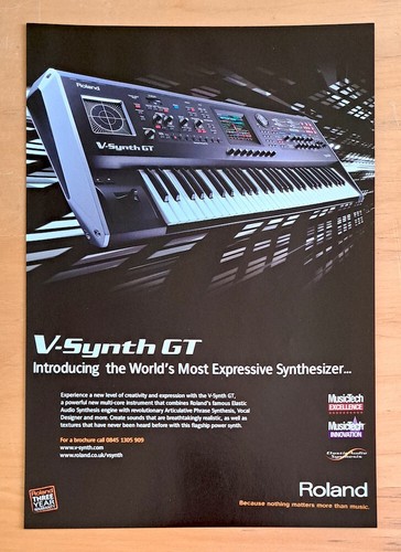 Roland synth magazine - roland,