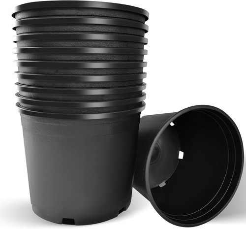 Pots gallon black - x, 15