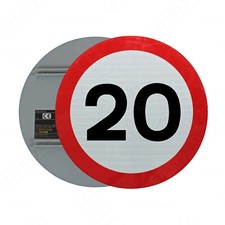 20 MPH 20MPH Speed Limit Sign