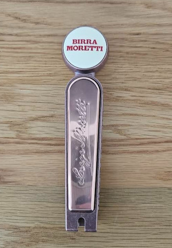 New birra moretti beer tap - new,