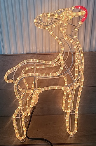 Reindeer xmas christmas light - xmas,
