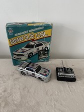 Vintage Battery-Operated Radio Controlled BMW 3.5 CSL, Taiyo, 1980s Untested