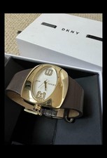 Superb DKNY Gold Tone Ladies Watch In Box Model NY-3472