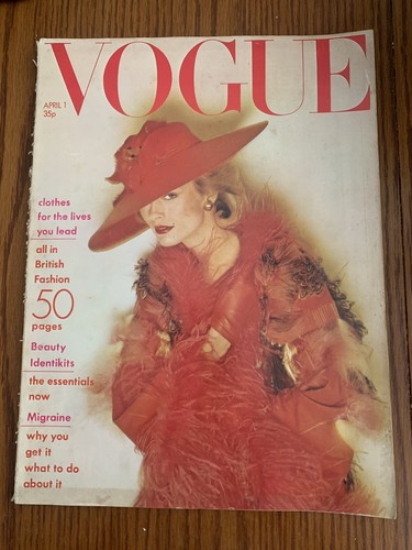 Vintage vogue april 1974 - vintage,