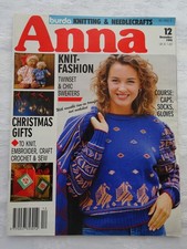ANNA CHRISTMAS CRAFT KNITTING & SEWING MAGAZINE NO. 12  DEC. 1990