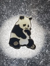 Vintage Panda Enamel Pin Badge