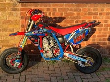 Honda CRF150 supermoto race